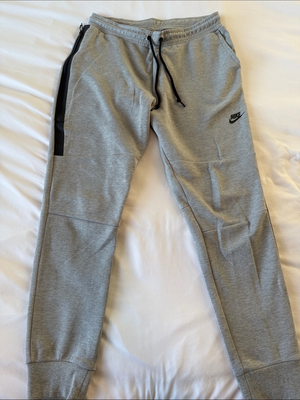 Nike Gray Sweatpants with Black Accents